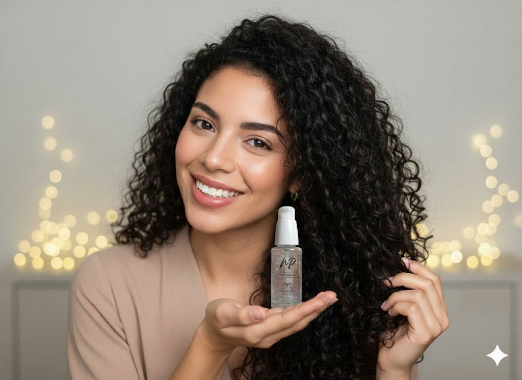 NP Gotas de Seda - Suero Capilar con Aceite de Argán, Macadamia y Keratina - Tratamiento Hidratante y Termoprotector para Brillo, Suavidad y Control de Frizz - Libre de Sulfatos y Parabenos