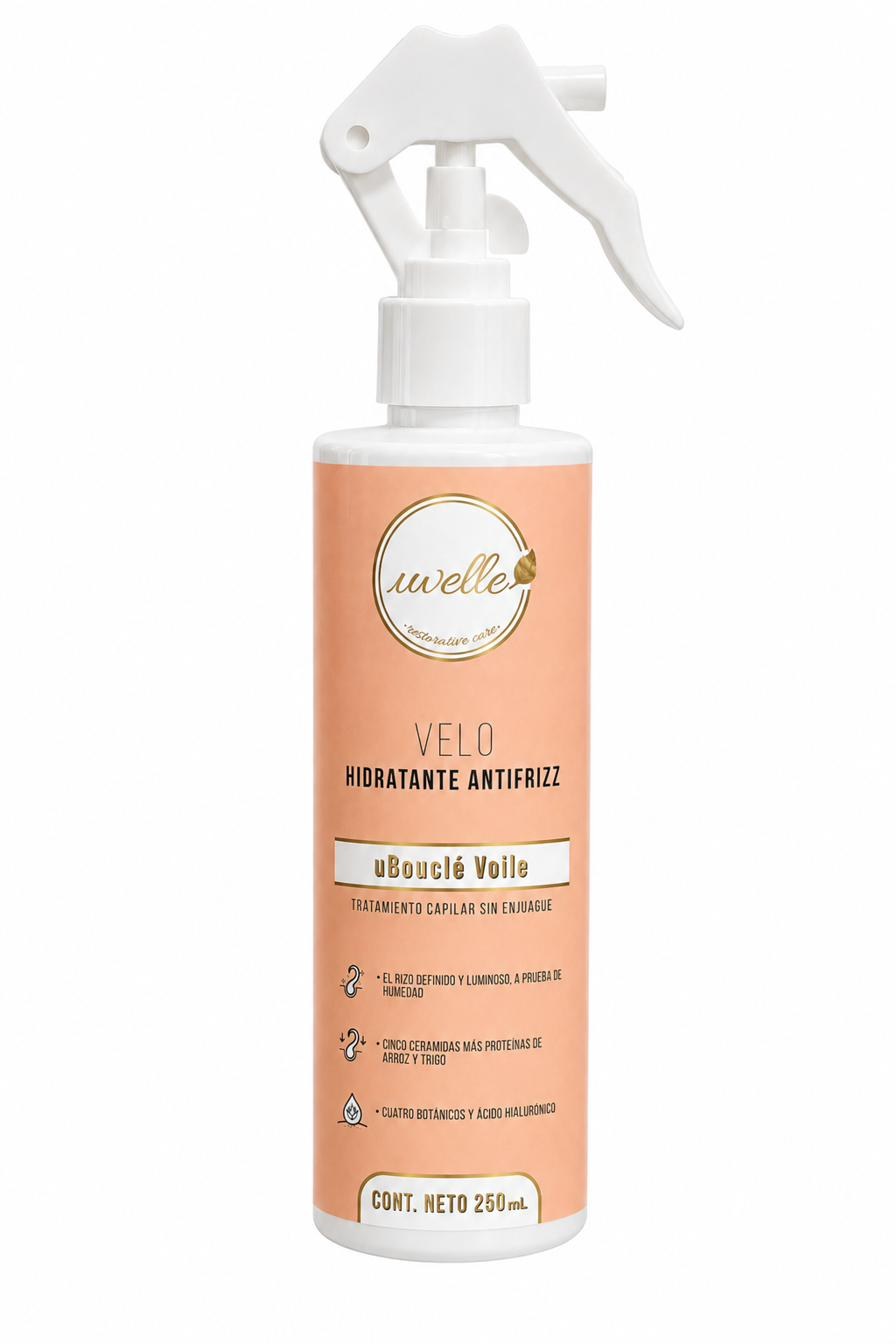 uBouclé Voile · Velo Hidratante Antifrizz